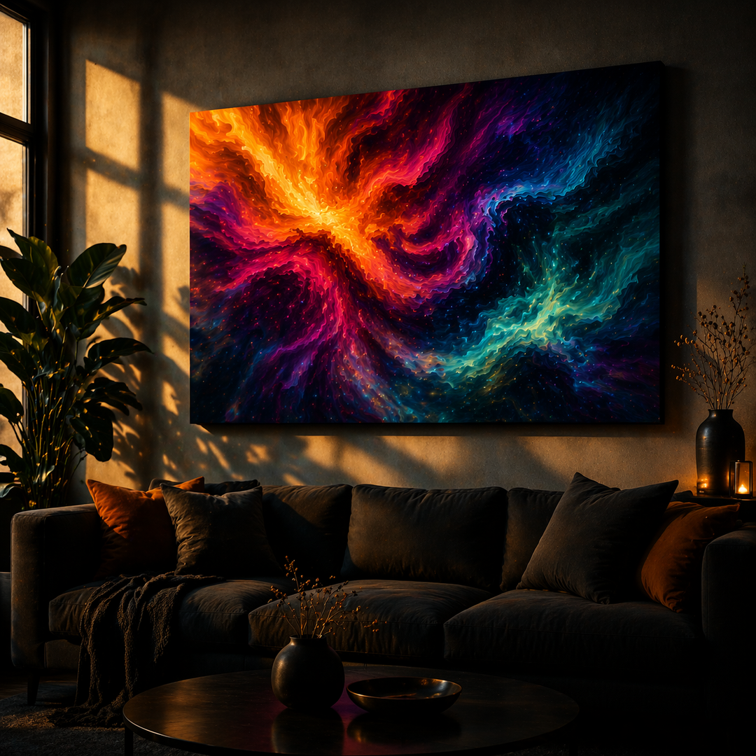 Farben & Textur - Simpls space print