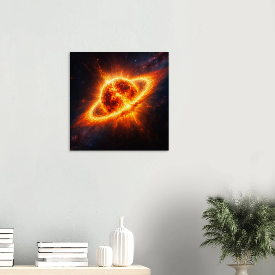 Inferno – Die brennende Geburt des Kosmos - Simpls space print-Print Material