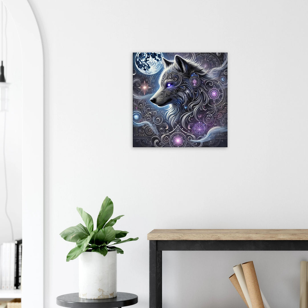 Totem - Wolf Dark Edition - Simpls space print - Print Material