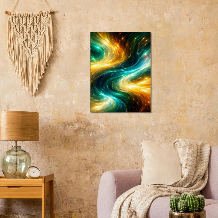 Velvet Plasma – Wie fließendes Licht den Raum veredelt - Simpls space print-Print Material