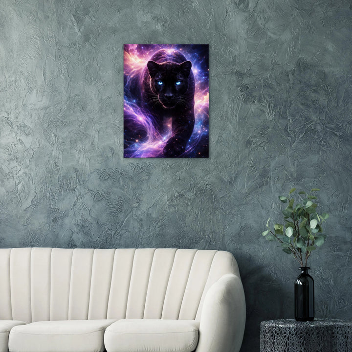 Nebula Panther – Der lautlose Hüter der Galaxie - Simpls space print-Print Material