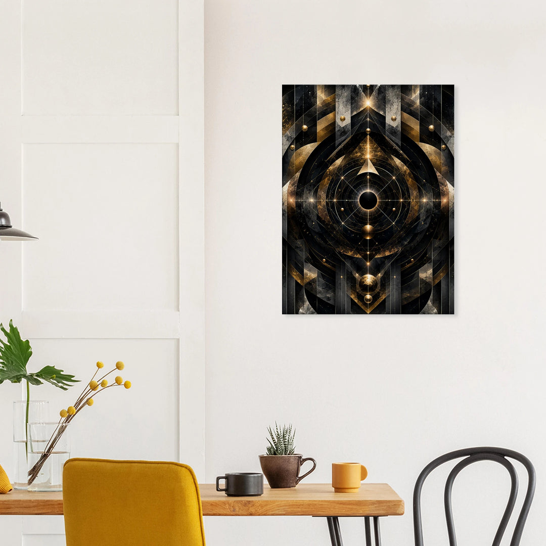 Eventide Engine – Wo kosmische Präzision erwacht - Simpls space print-Print Material