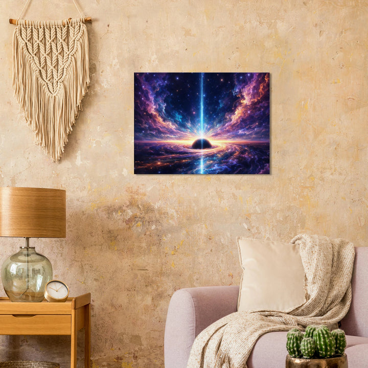 Voidlight Horizon – Der Übergang zwischen Leere und Licht - Simpls space print - Print Material