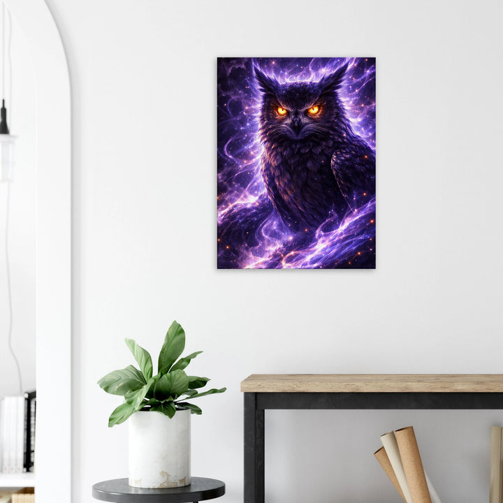 Nocturnal Flame – Das lodernde Licht der Nacht - Simpls space print-Print Material