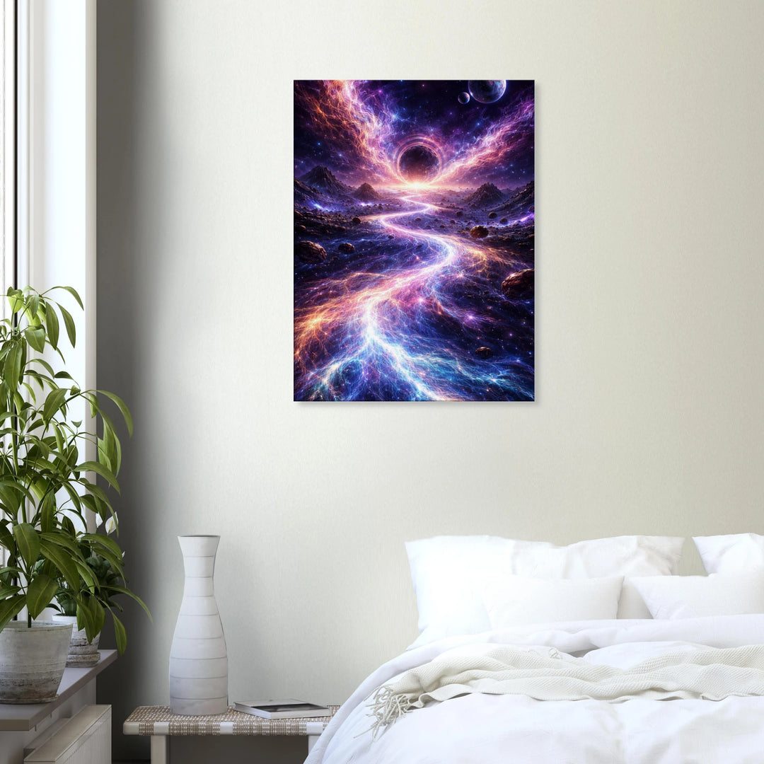 Veins of Infinity – Wo Energie das Universum durchzieht - Simpls space print-Print Material