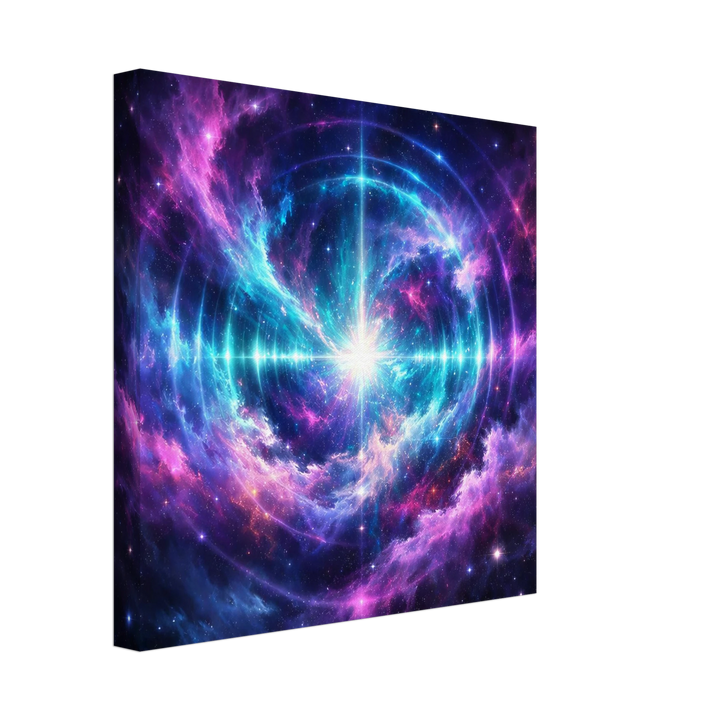 Echo Nebula – Leuchtende Tiefe für moderne Wohnräume - Simpls space print - Print Material