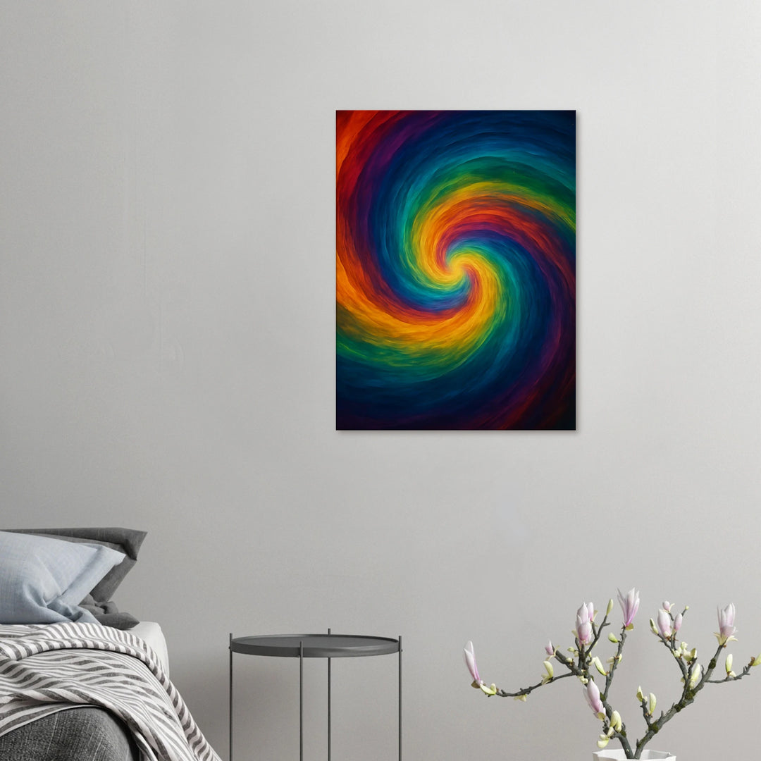 Spectrum Whirl – Der Wirbel der Farben, der deine Seele tanzen lässt - Simpls space print-Print Material