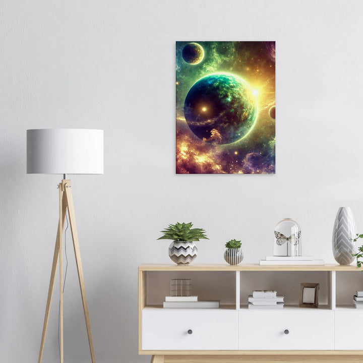 Planeto – Die Farben der Stille im Herz des Kosmos - Simpls space print-Print Material