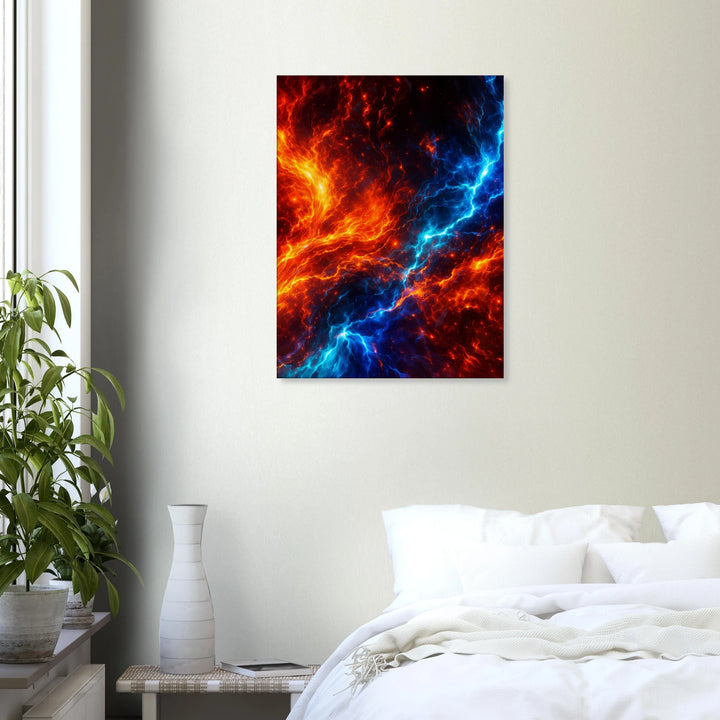 Colorburn Theory – Wo Feuer und Energie kollidieren - Simpls space print-Print Material