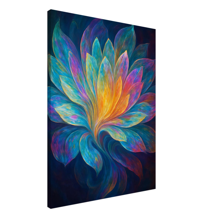 Iridescent Bloom – Das Leuchten deiner inneren Entfaltung - Simpls space print - Print Material