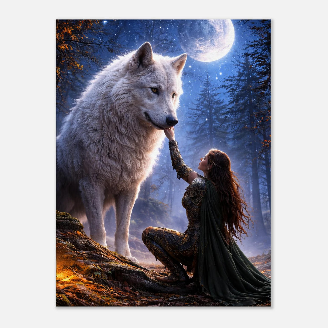 Moonbound Reverence – Die Stille zwischen Herz und Instinkt - Simpls space print - Print Material