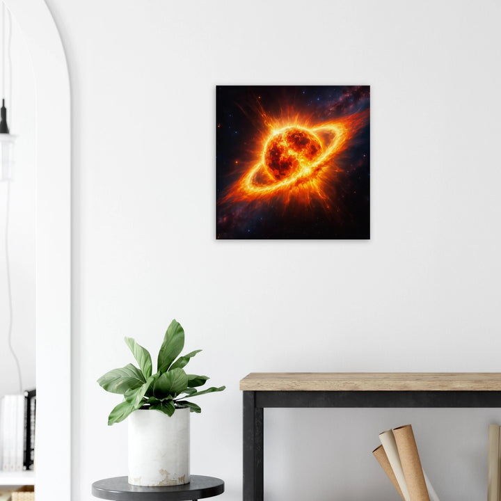 Inferno – Die brennende Geburt des Kosmos - Simpls space print-Print Material