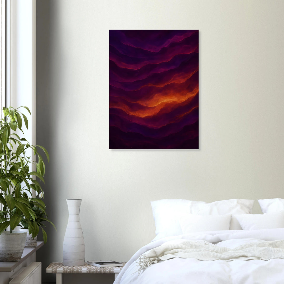 Twilight Layers – Die stille Tiefe zwischen Tag und Nacht - Simpls space print-Print Material