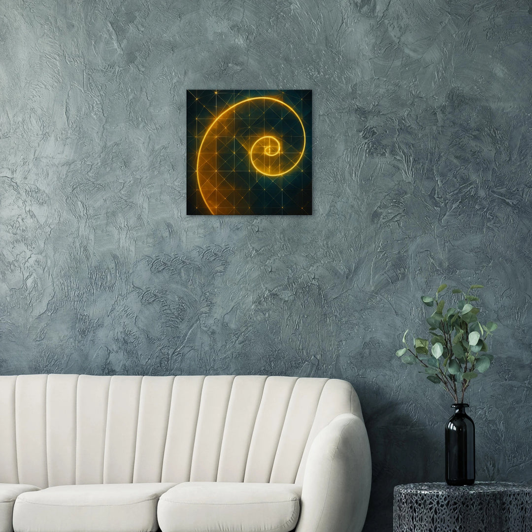 Golden Sequence – Die Spirale des Universums - Simpls space print-Print Material