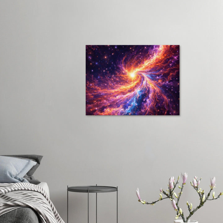Plasma Veil – Der Schleier aus Energie und Erwachen - Simpls space print-Print Material