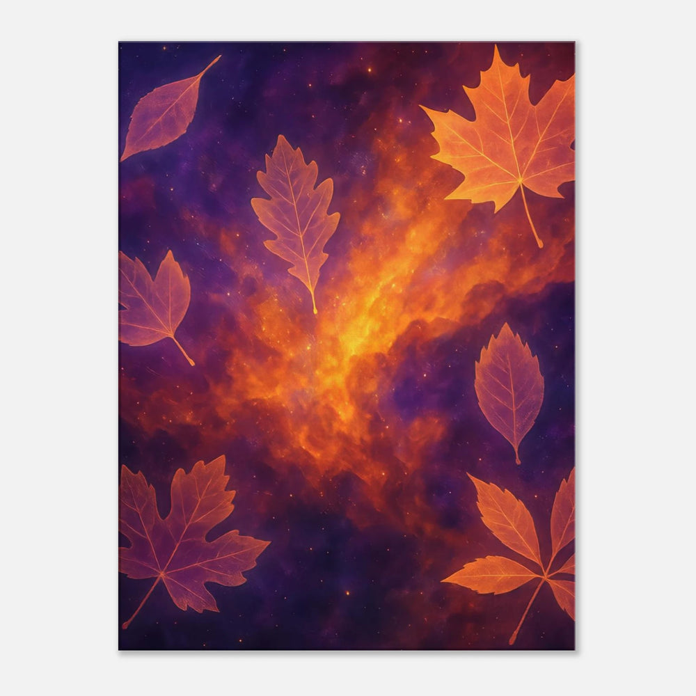 Twilight Leaves - Simpls space print - Print Material