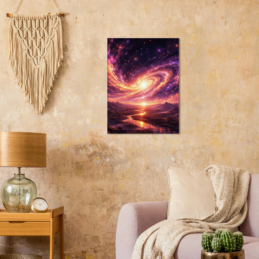 Galaxia Rise – Wenn Licht aus der Unendlichkeit erwacht - Simpls space print-Print Material