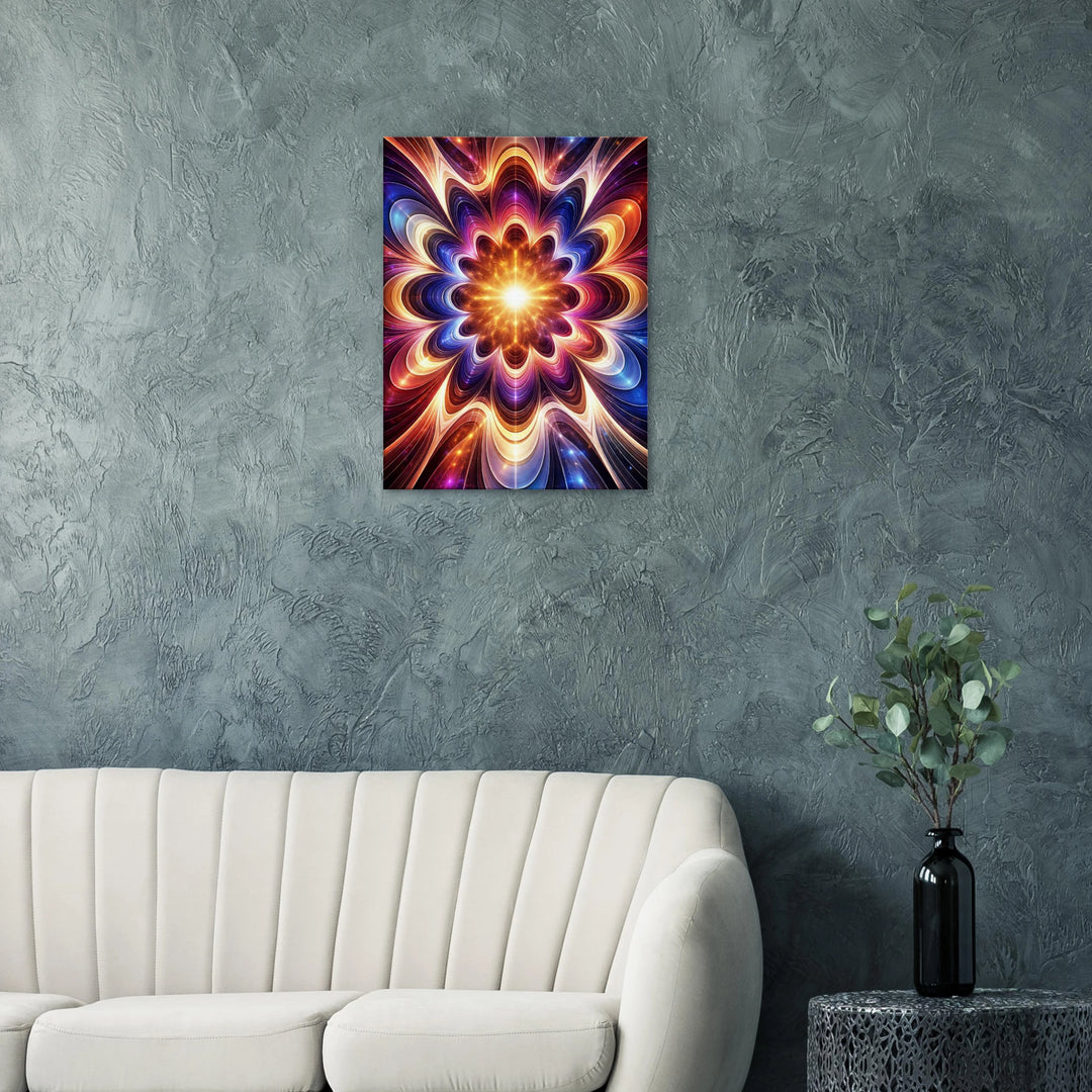 Sacred Pulse – Der Herzschlag des Universums - Simpls space print-Print Material