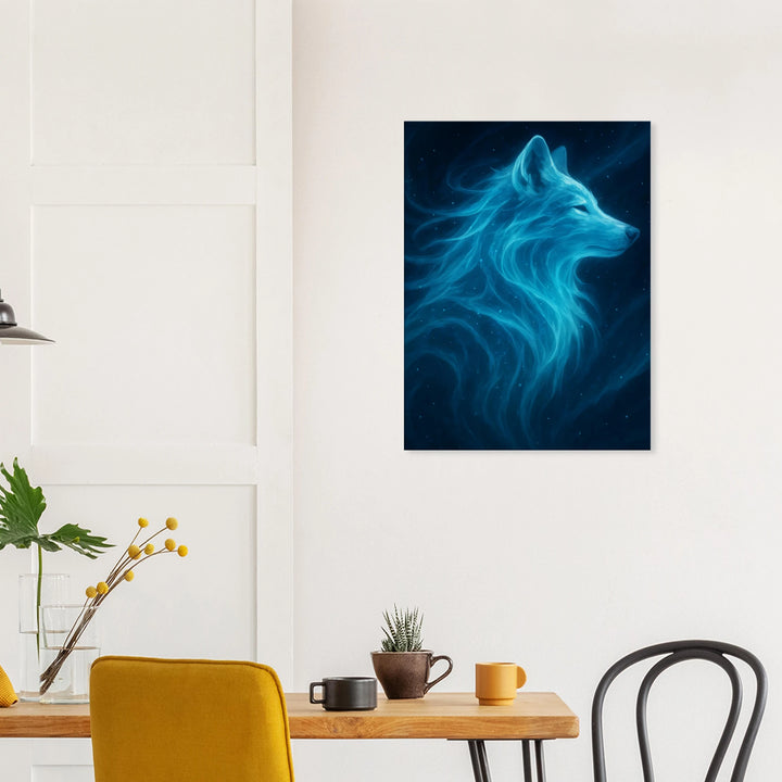 Lunar Howl – Der Ruf der Seele im silbernen Wind - Simpls space print-Print Material