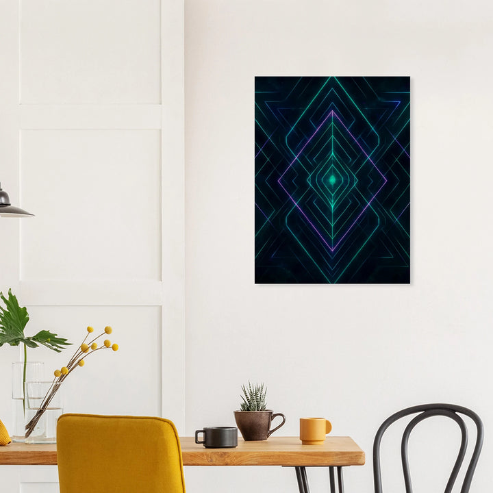 Quantum Veil – Das unsichtbare Tor zwischen den Welten - Simpls space print-Print Material