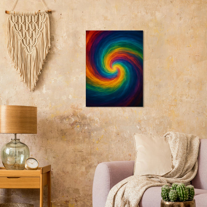 Spectrum Whirl – Der Wirbel der Farben, der deine Seele tanzen lässt - Simpls space print-Print Material