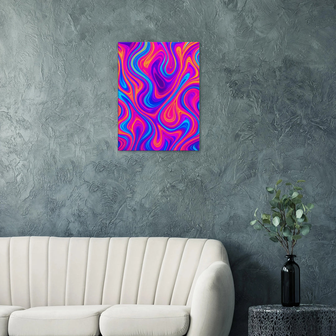 Vivid Trance – Farbträume, die dein Inneres entfachen - Simpls space print-Print Material