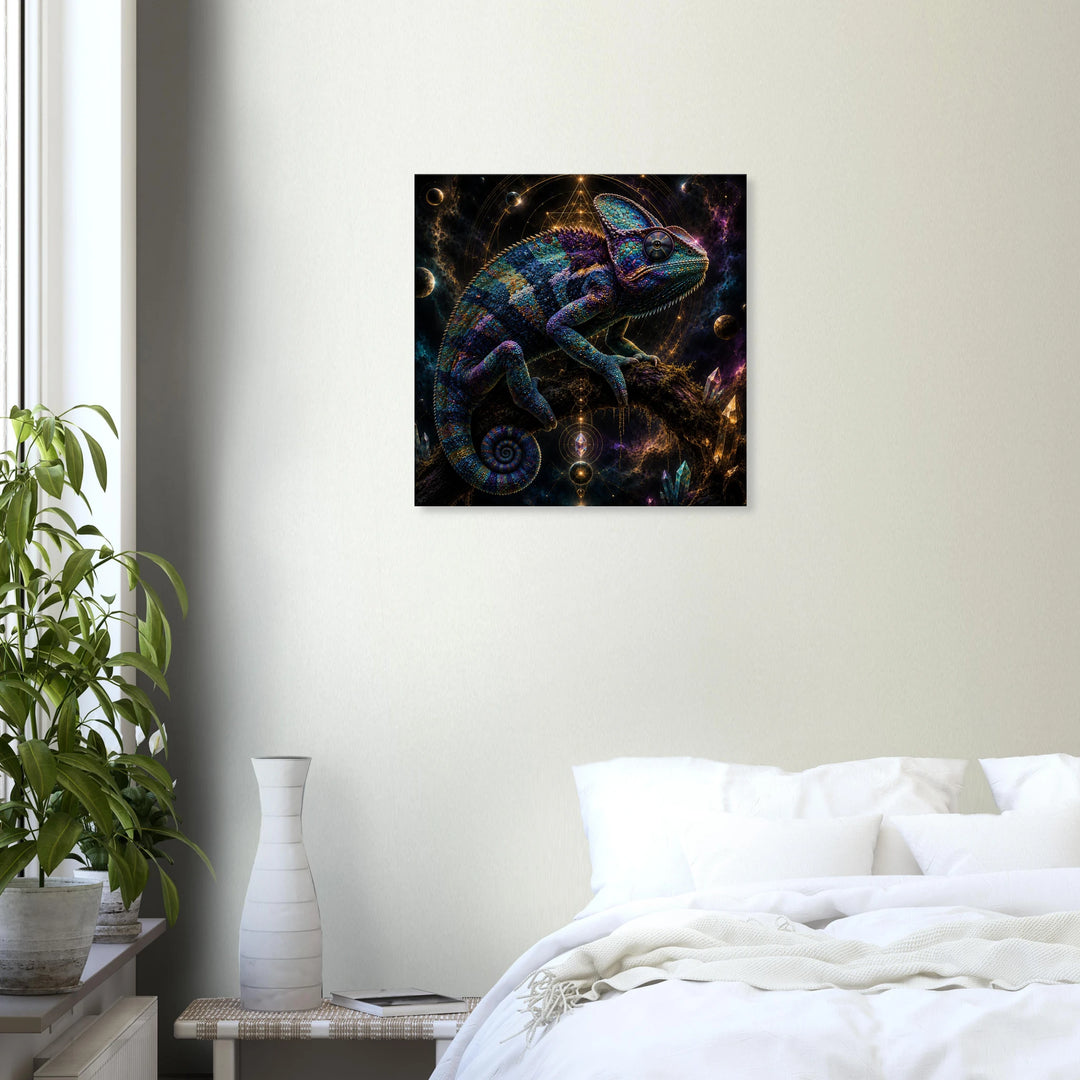Prism Sovereign – Wo Farbe zur Krone der Wildnis wird - Simpls space print-Print Material