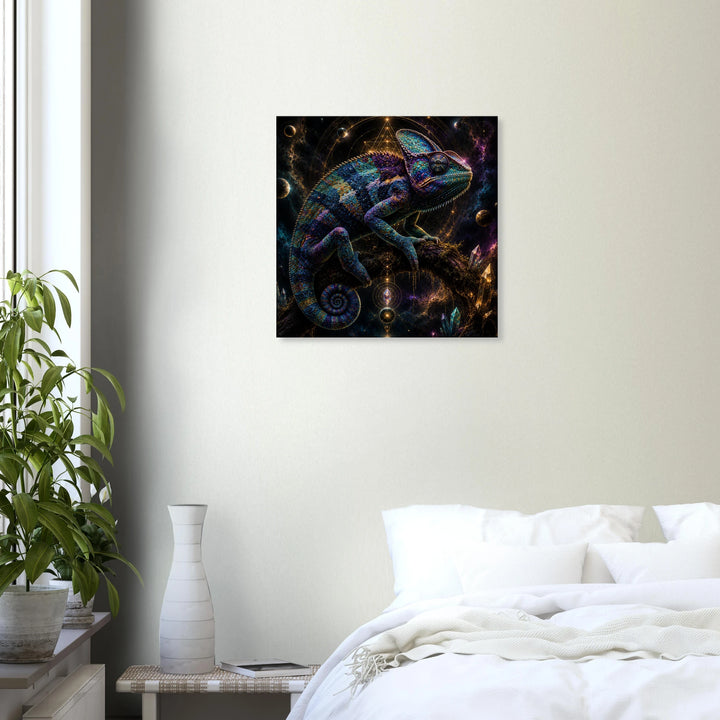 Prism Sovereign – Wo Farbe zur Krone der Wildnis wird - Simpls space print-Print Material