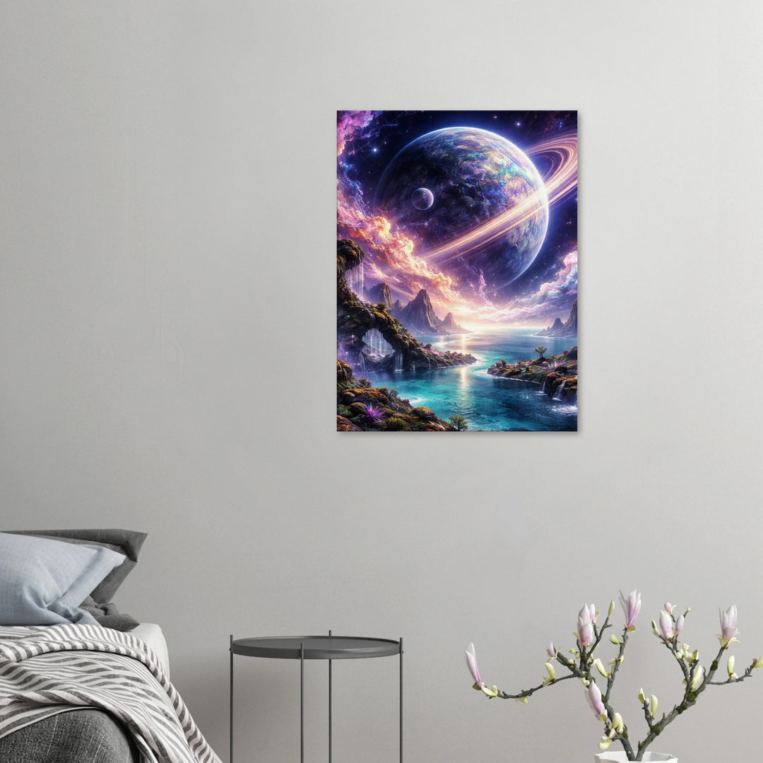 Lucid Orbit – Wo Träume den Kosmos berühren - Simpls space print - Print Material