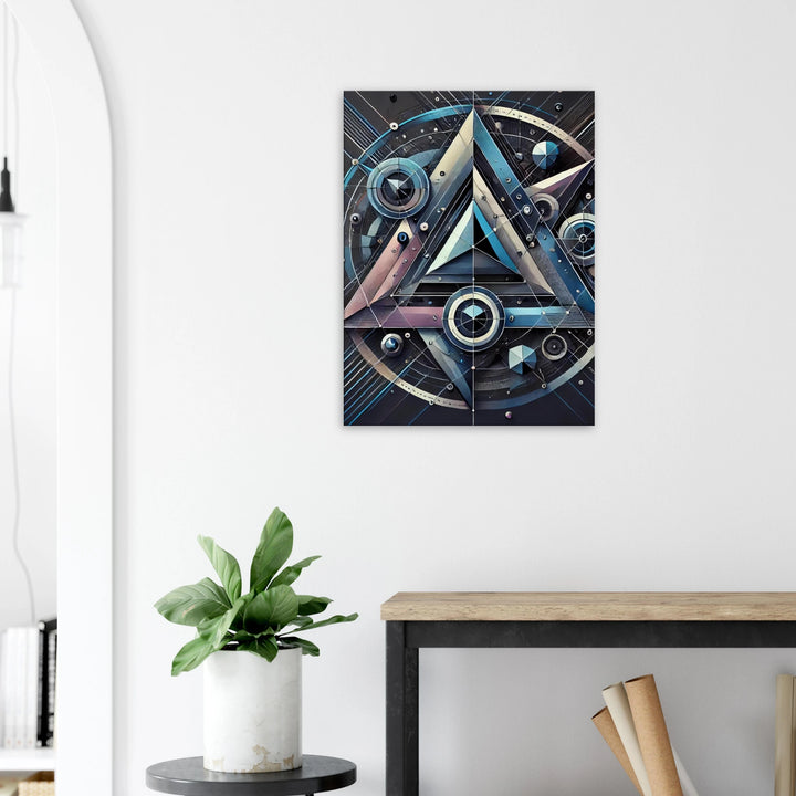 Triangels – Die Harmonie der Dimensionen - Simpls space print-Print Material