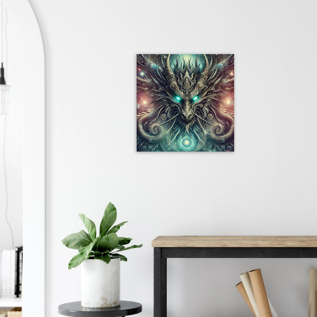 Totem Drache – Die erwachende Urkraft des Kosmos - Simpls space print-Print Material