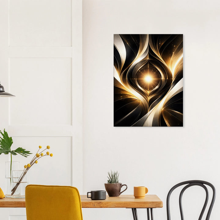 Zeropoint Shape – Die stille Geburt des Lichts - Simpls space print - Print Material