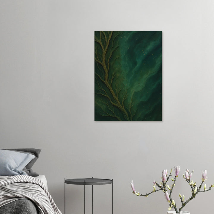 Green Growth – Wo Wurzeln träumen und das Herz aufatmet - Simpls space print-Print Material