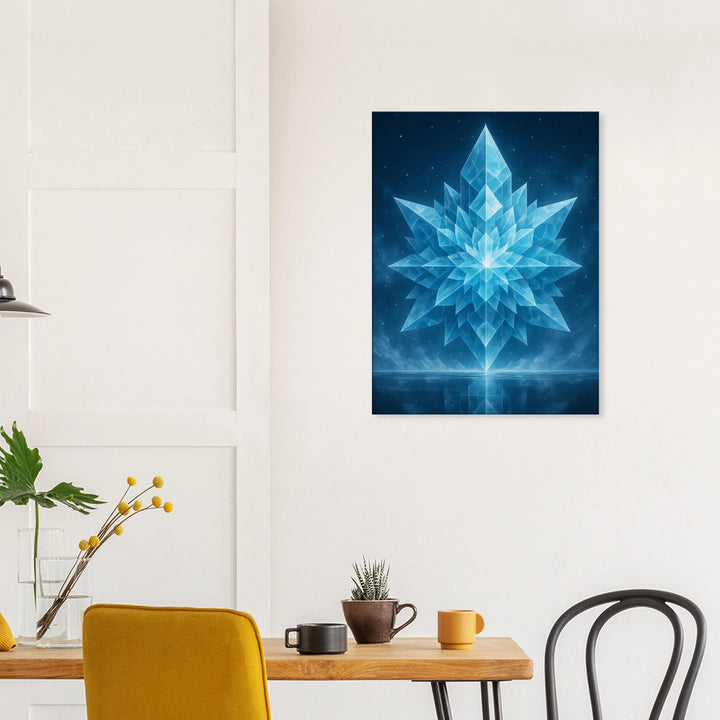 Arctic Mirage – Das gefrorene Flüstern der Unendlichkeit - Simpls space print-Print Material