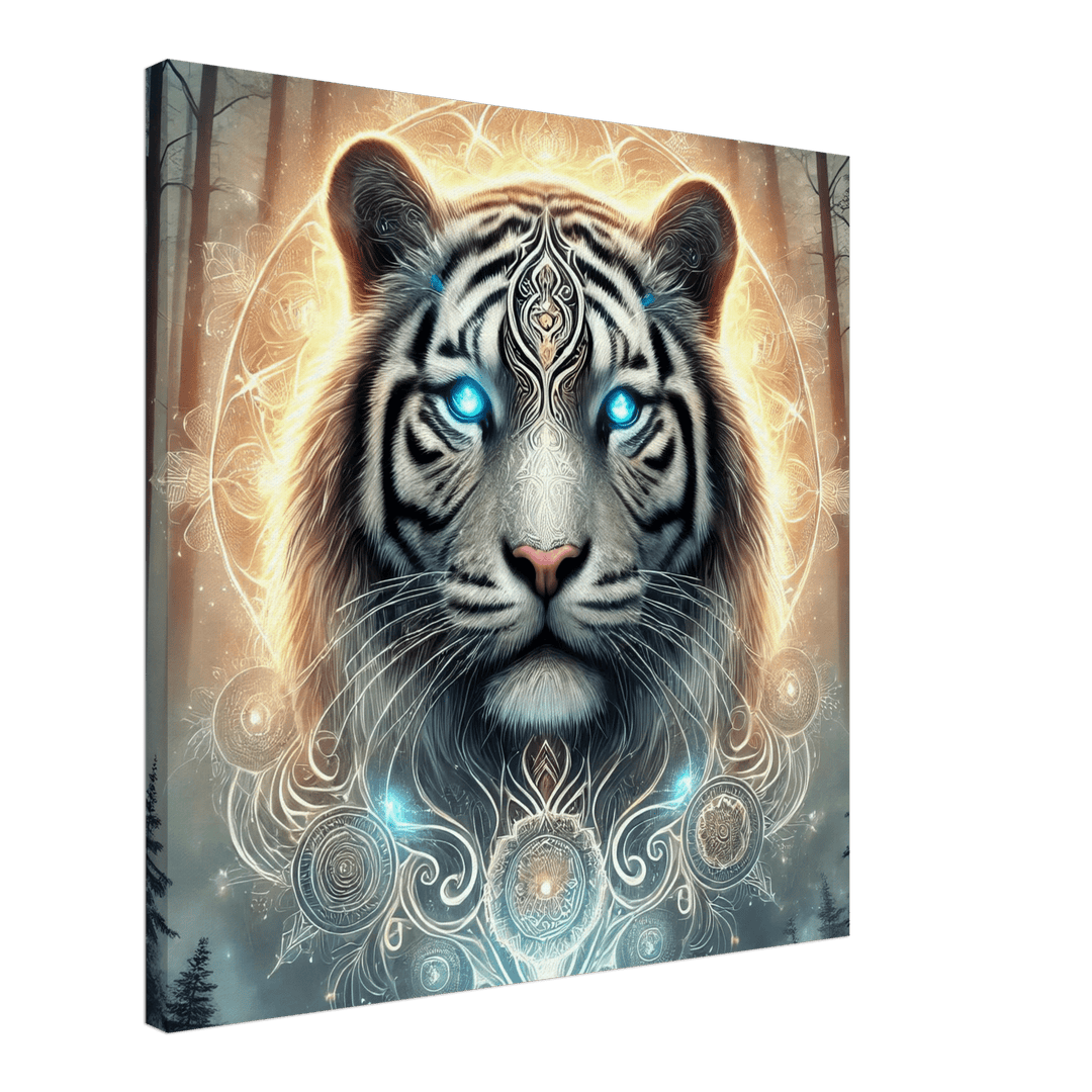 Totem Tiger – Die stille Macht deines inneren Feuers - Simpls space print-Print Material