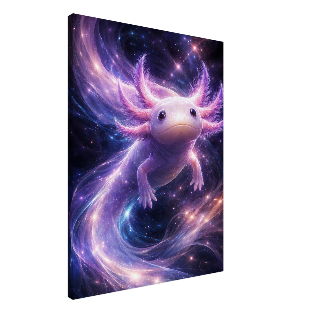 Astrolotl – Der sanfte Wächter der Sternennacht - Simpls space print - Print Material