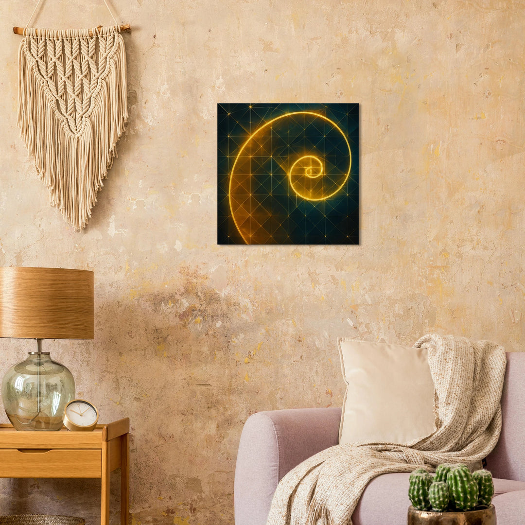 Golden Sequence – Die Spirale des Universums - Simpls space print-Print Material
