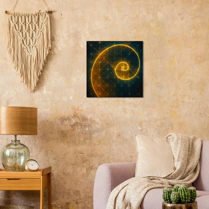 Golden Sequence – Die Spirale des Universums - Simpls space print-Print Material