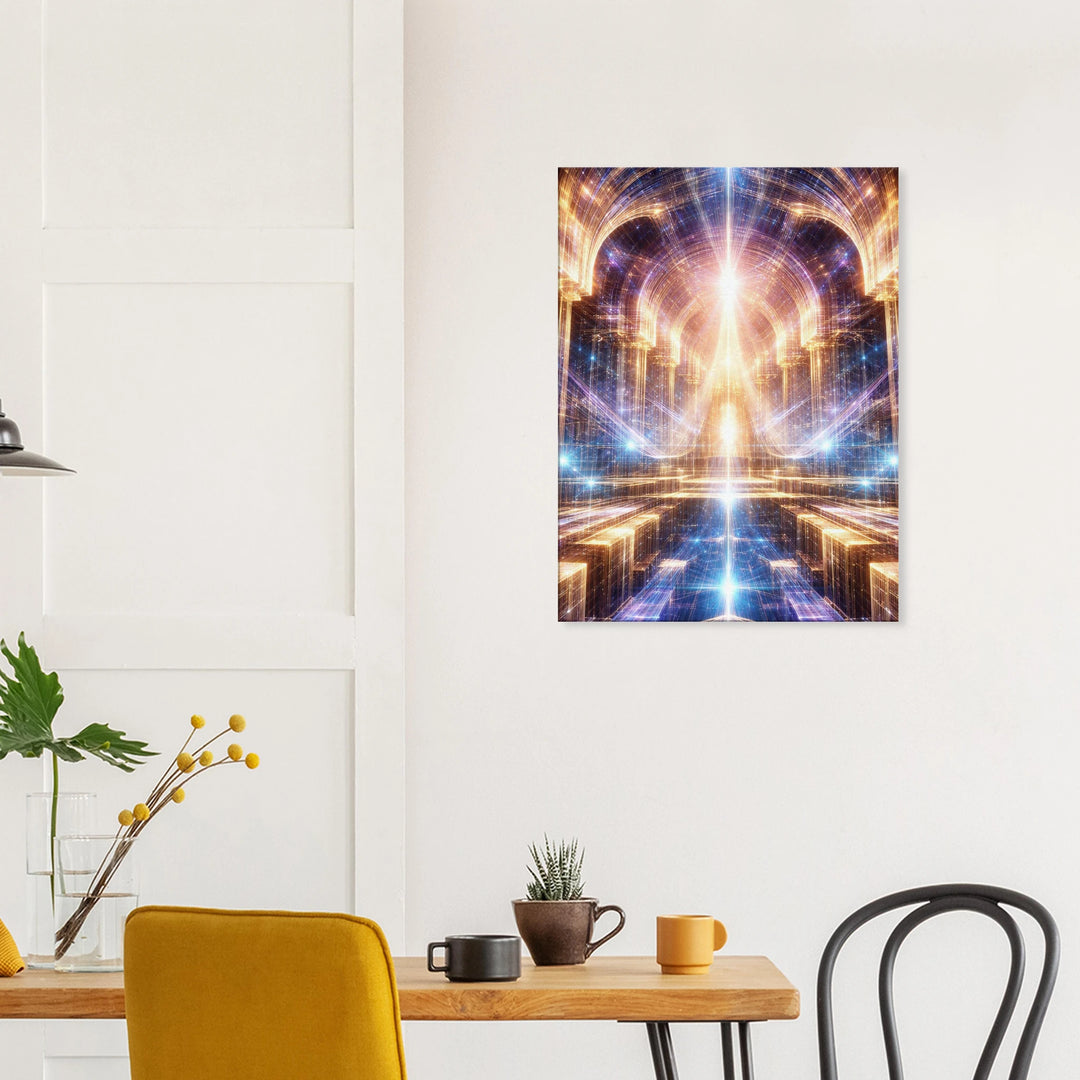 Fractal Dominion – Der Thron aus Licht und Unendlichkeit - Simpls space print - Print Material