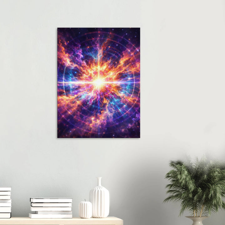 Nova Pulse – Energiegeladene Moderne für stilvolle Wohnräume - Simpls space print-Print Material