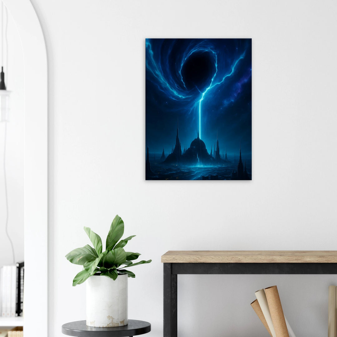 Event Horizon Pulse - Simpls space print - Print Material