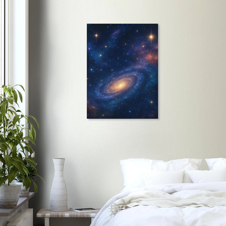 The Golden Core - Leinwand - Simpls space print - Print Material