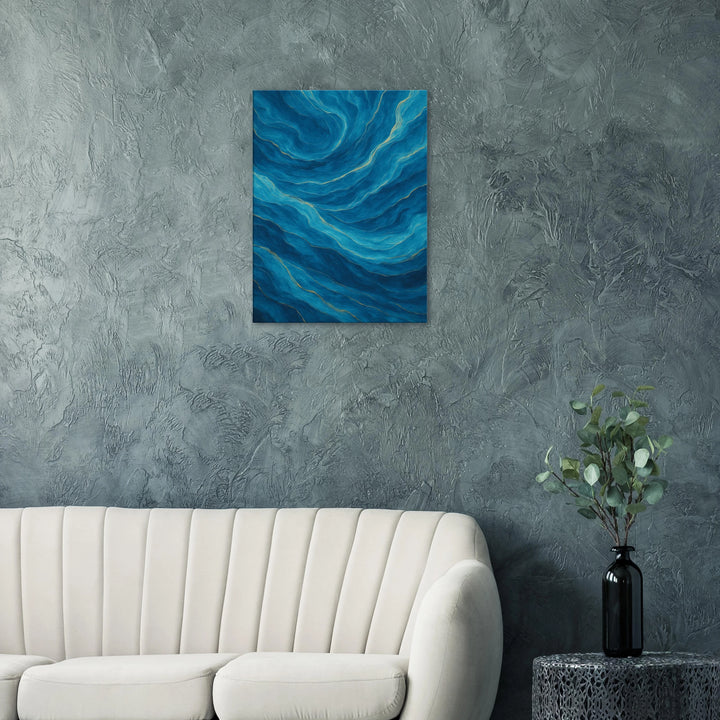 Lapis Tides – Die leise Melodie des fließenden Lichts - Simpls space print-Print Material