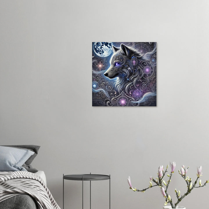 Totem-Wolf Dark Edition - Simpls space print-Print Material