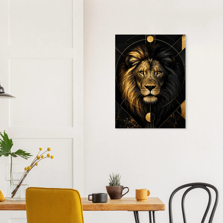 Golden Monarch – Wo Präsenz zur Legende wird - Simpls space print-Print Material