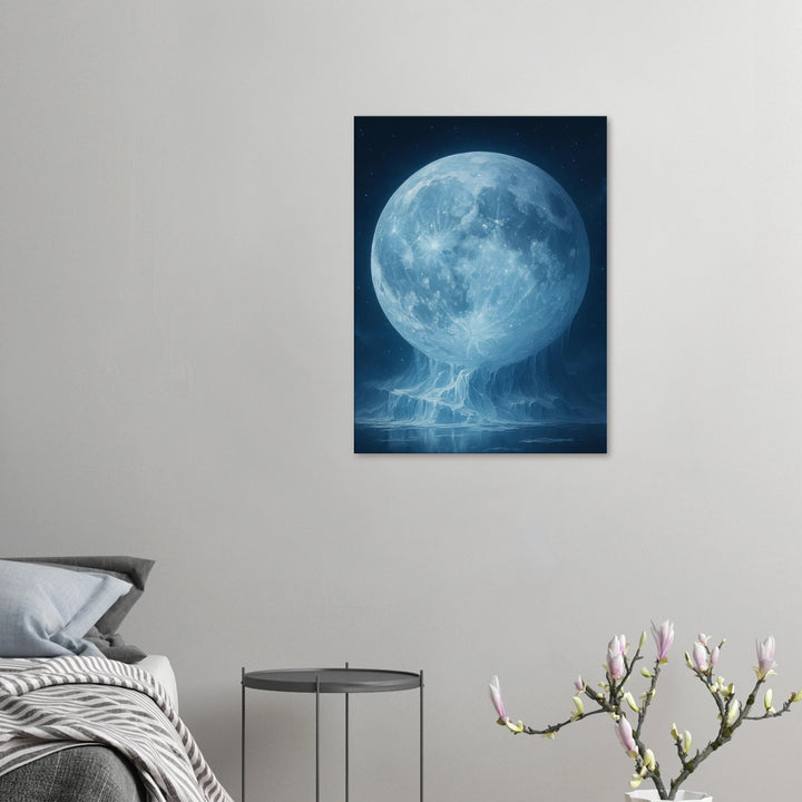 Lunar Glacier - Simpls space print - Print Material