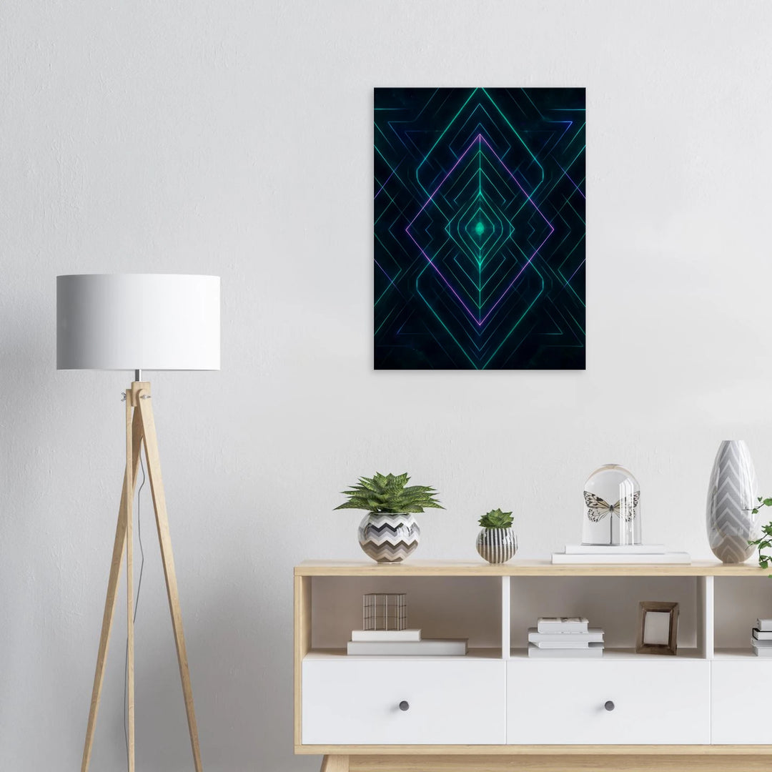 Quantum Veil – Das unsichtbare Tor zwischen den Welten - Simpls space print-Print Material