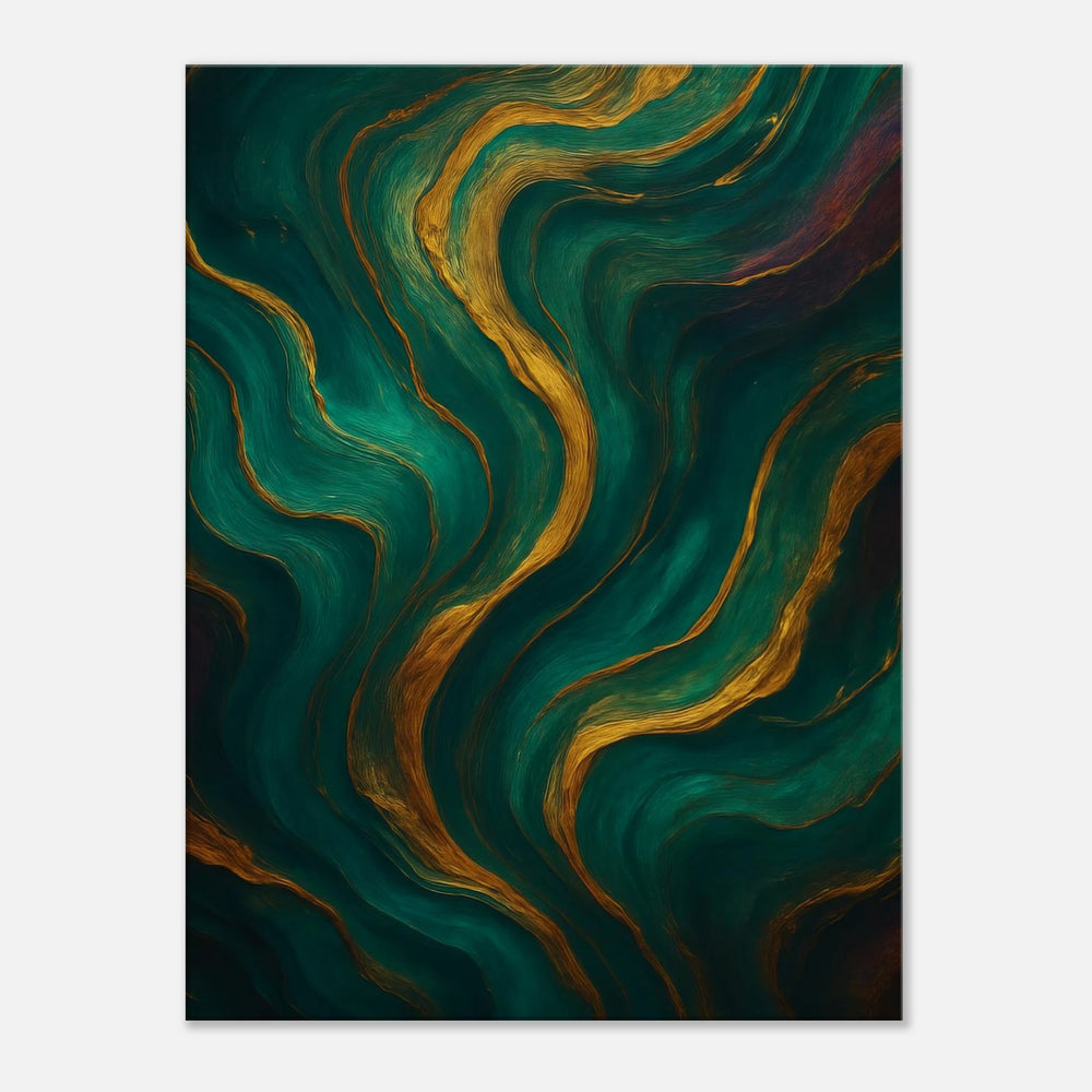 Aunic Flow – Die goldene Melodie deiner inneren Stille - Simpls space print-Print Material