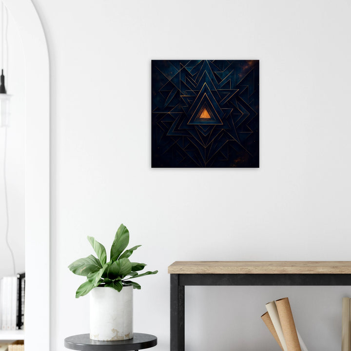 Temple Gate – Das goldene Tor zu deinem Innersten - Simpls space print-Print Material