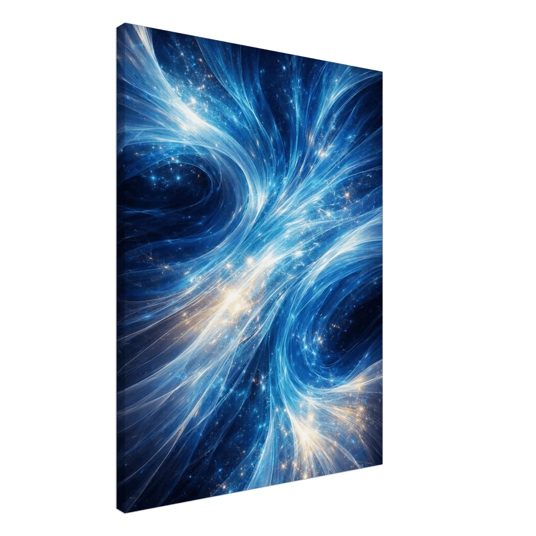 Sapphire Twist – Der ruhige Sog der Tiefe - Simpls space print - Print Material